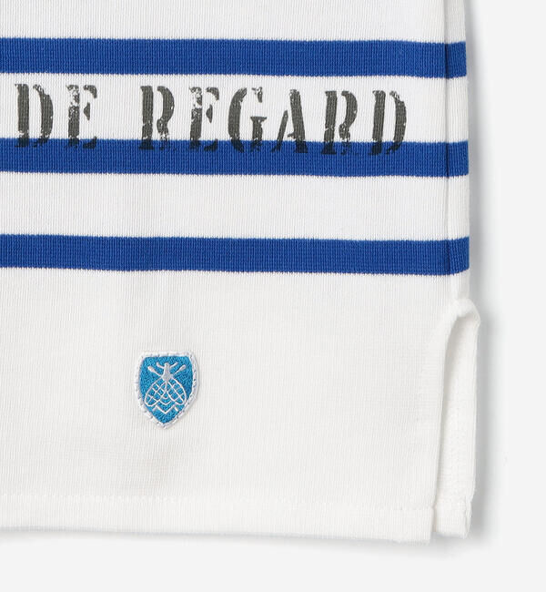 ORCIVAL「ORCIVAL | ラッセル ボートネック プリントワイドバスクTシャツ MEN」|Tシャツ・カットソー|