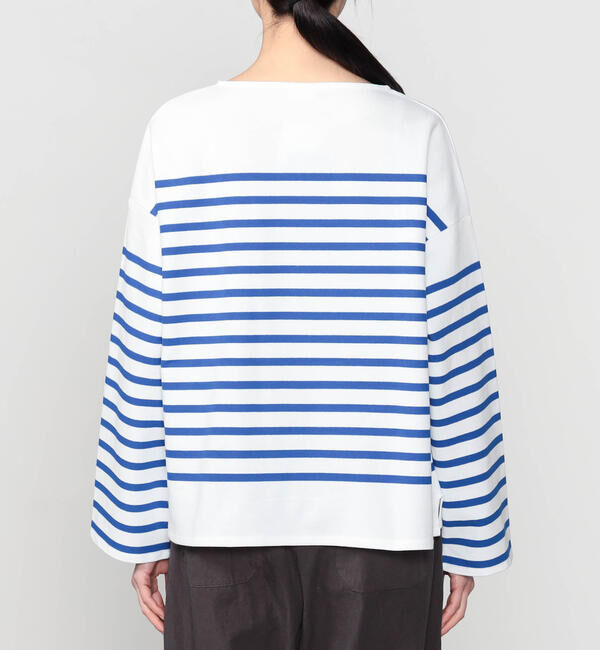 ORCIVAL「ORCIVAL | ラッセル プリント ボートネックワイドバスクTシャツ WOMEN」|Tシャツ・カットソー|