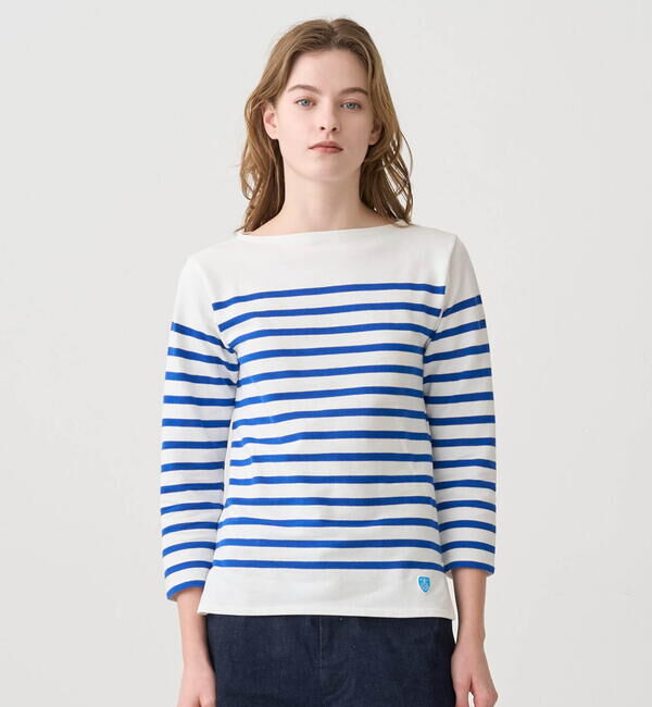ORCIVAL「ORCIVAL | ラッセル ボートネック フレンチセーラーTシャツ WOMEN」|Tシャツ・カットソー|