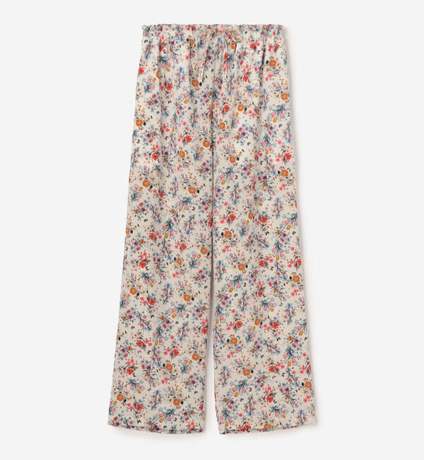  「MEYAME | フラワープリント イージーパンツ WOMEN」|その他|