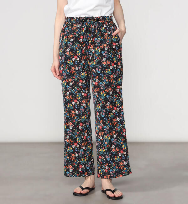  「MEYAME | フラワープリント イージーパンツ WOMEN」|その他|