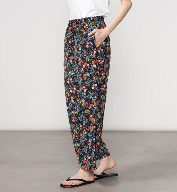  「MEYAME | フラワープリント イージーパンツ WOMEN」|その他|