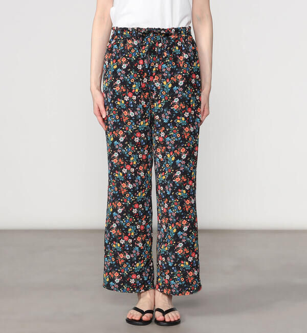  「MEYAME | フラワープリント イージーパンツ WOMEN」|その他|