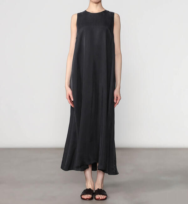 LE GLAZIK「LE GLAZIK | キュプラ ノースリーブワンピース WOMEN」|ワンピース|