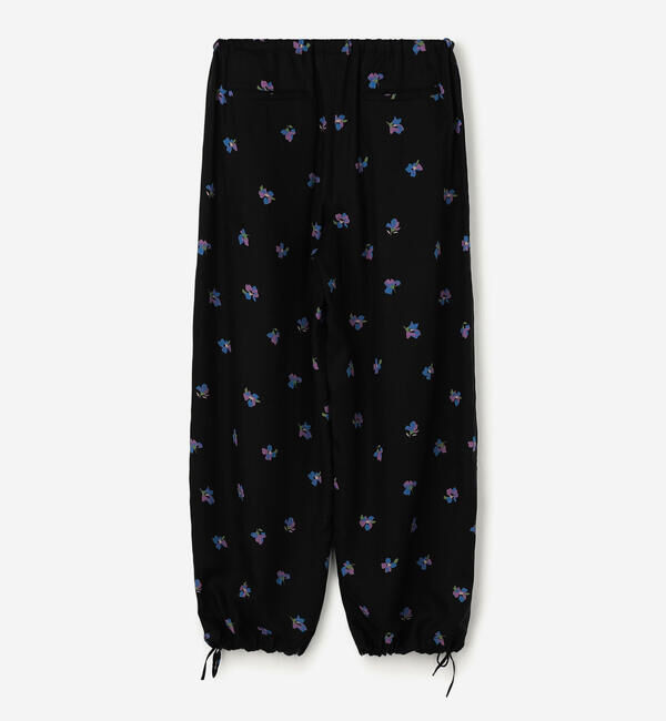 LE GLAZIK「LE GLAZIK | ツイルプリント エラスティックパンツ WOMEN」|チノ|