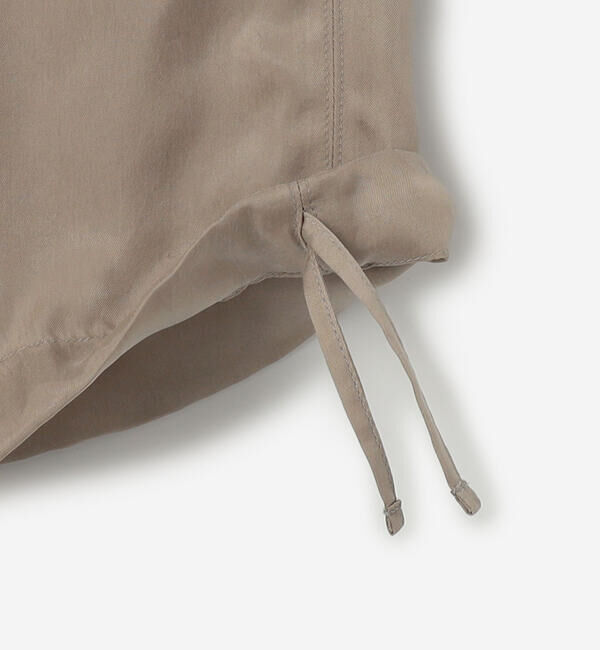 LE GLAZIK「LE GLAZIK | キュプラ エラスティックパンツ SOLID WOMEN」|チノ|