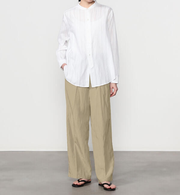  「BRACCAE | テンセルポプリン イージーワイドパンツ WOMEN」|その他|