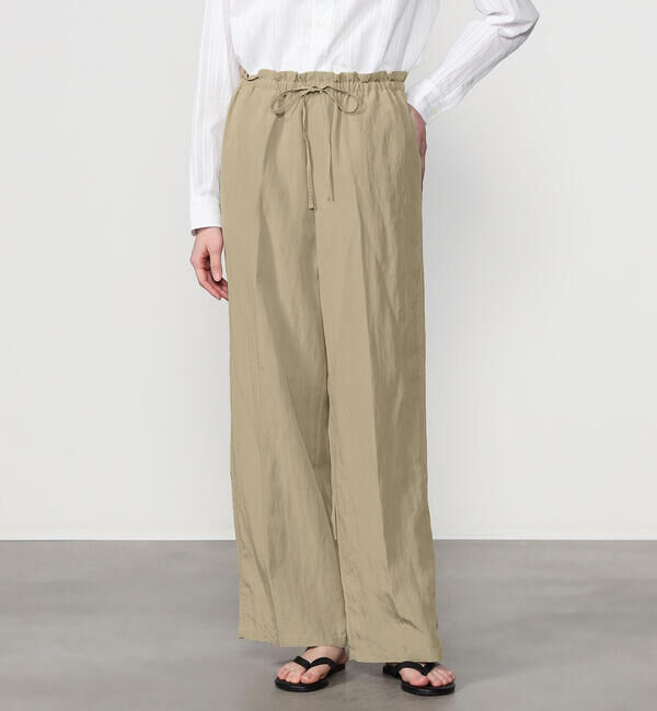  「BRACCAE | テンセルポプリン イージーワイドパンツ WOMEN」|その他|