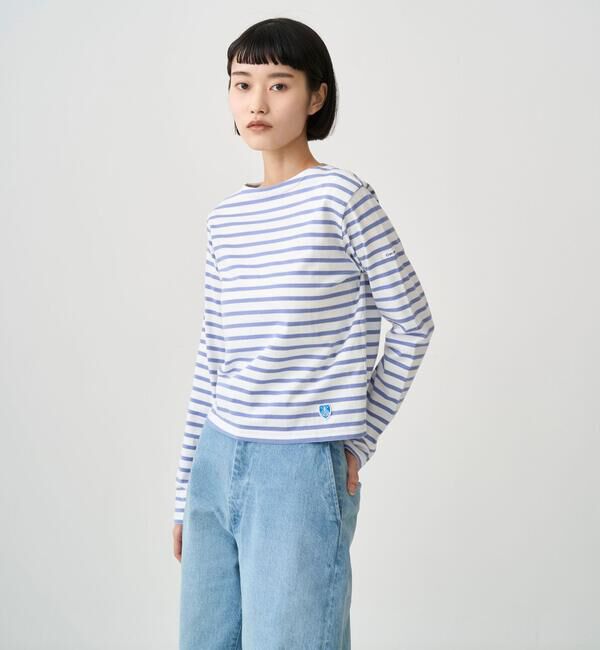 ORCIVAL「ORCIVAL | コットン ボートネック長袖Tシャツ WOMEN」|Tシャツ・カットソー|