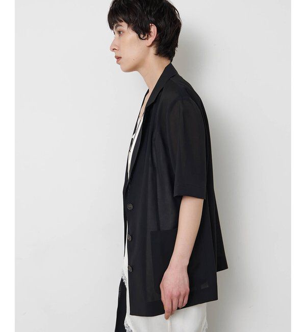 THE PAUSE「【THE PAUSE】シアーハーフスリーブジャケット」|テーラードジャケット|