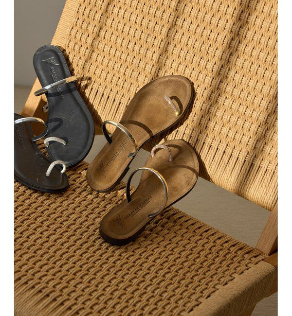  「＜WEB限定サイズ有＞【NICOLAS LAINAS】別注トングフラットサンダル」|その他|ブラウン