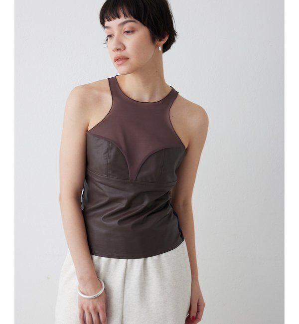  「【OVERNEATH】別注 Bra056 」|Tシャツ・カットソー|ブラウン