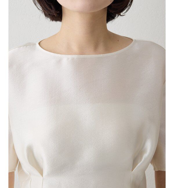  「【インフルエンサーコラボ】オーガンジーペプラムブラウス」|シャツ・ブラウス|