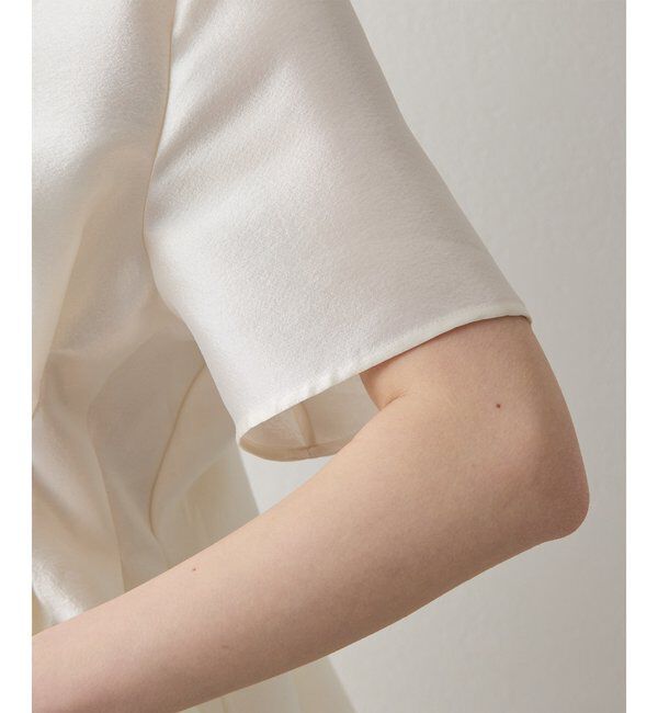  「【インフルエンサーコラボ】オーガンジーペプラムブラウス」|シャツ・ブラウス|