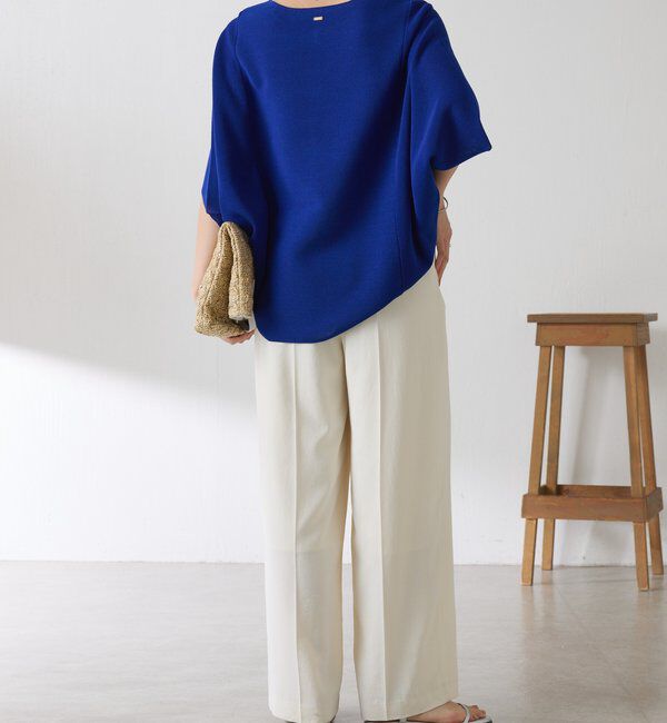  「ジップ変形ドルマンニット」|ニット・セーター|