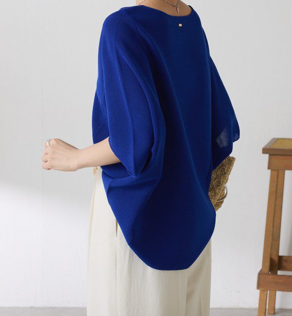  「ジップ変形ドルマンニット」|ニット・セーター|