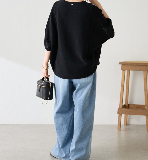  「ジップ変形ドルマンニット」|ニット・セーター|