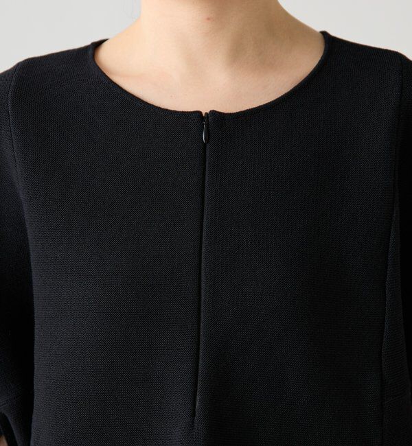  「ジップ変形ドルマンニット」|ニット・セーター|