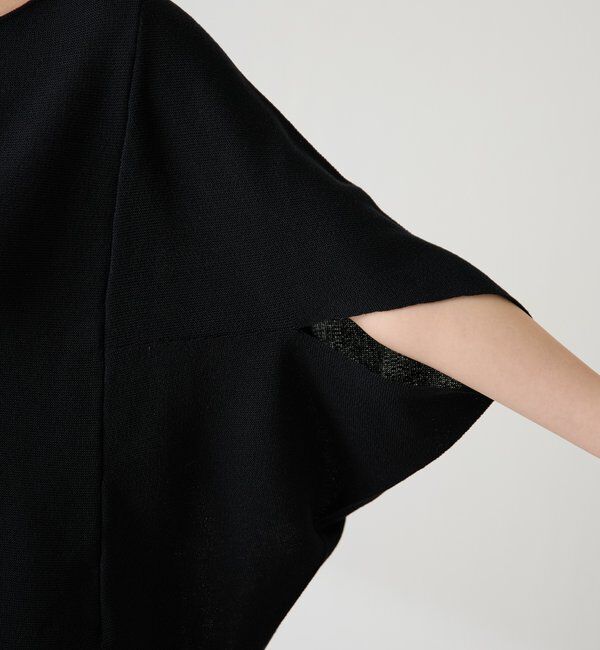  「ジップ変形ドルマンニット」|ニット・セーター|