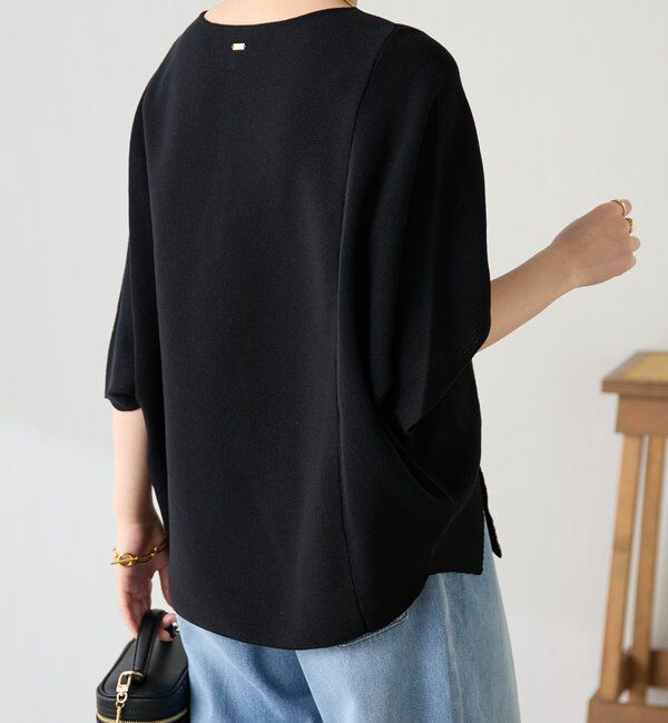  「ジップ変形ドルマンニット」|ニット・セーター|