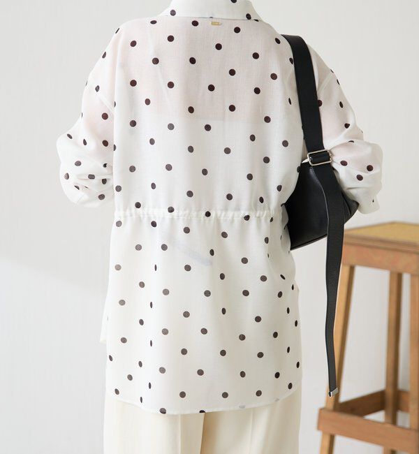  「メッシュドロストシャツ/シアー」|シャツ・ブラウス|