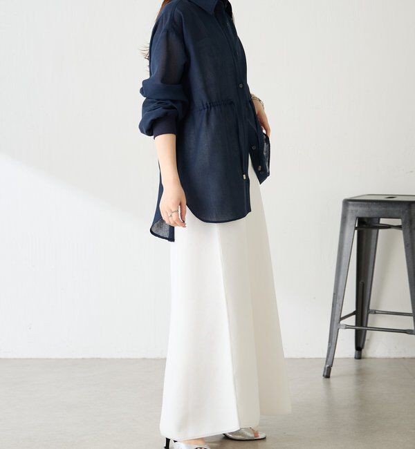  「メッシュドロストシャツ/シアー」|シャツ・ブラウス|