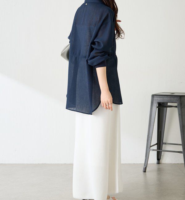  「メッシュドロストシャツ/シアー」|シャツ・ブラウス|