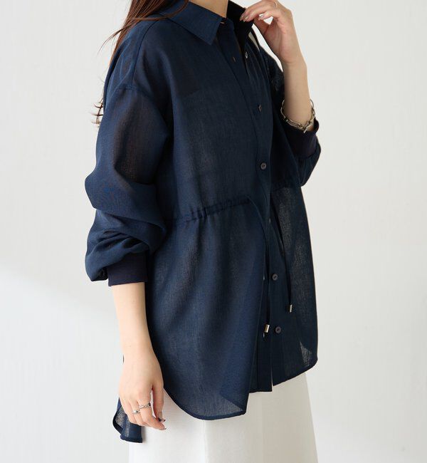  「メッシュドロストシャツ/シアー」|シャツ・ブラウス|