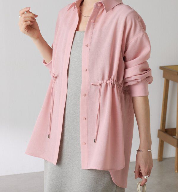  「メッシュドロストシャツ/シアー」|シャツ・ブラウス|