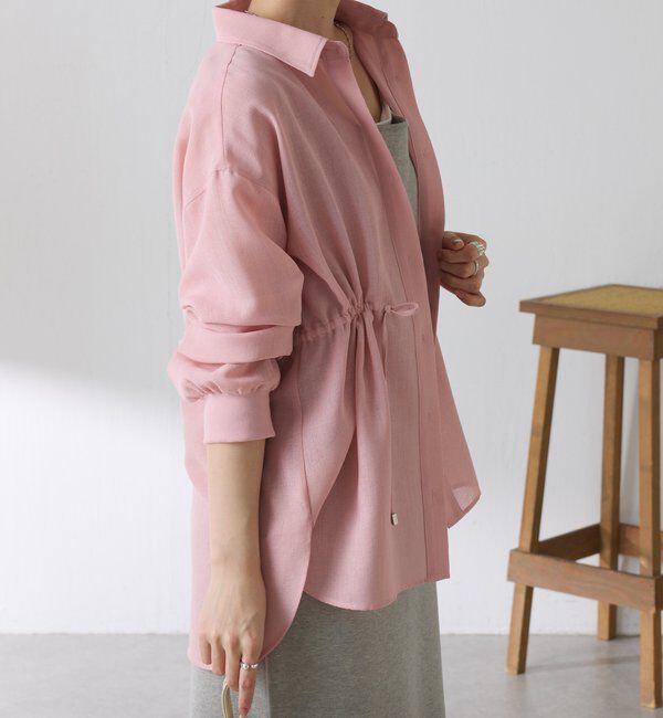  「メッシュドロストシャツ/シアー」|シャツ・ブラウス|