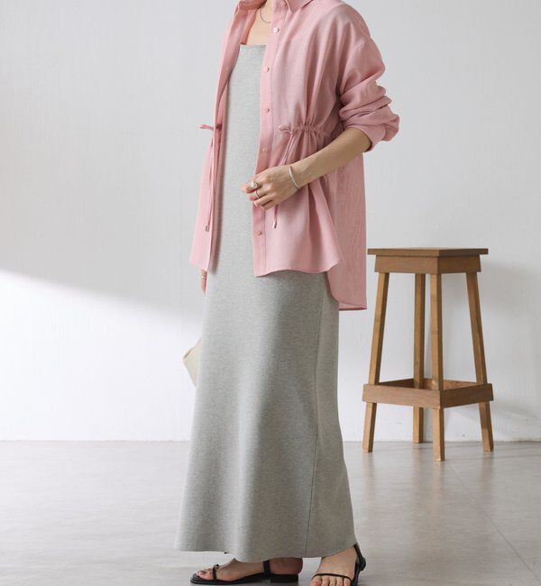  「メッシュドロストシャツ/シアー」|シャツ・ブラウス|