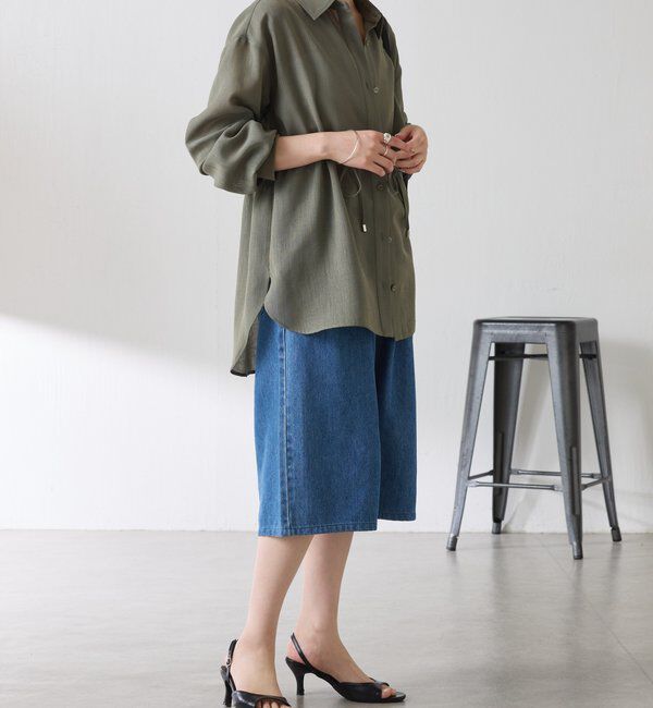  「メッシュドロストシャツ/シアー」|シャツ・ブラウス|