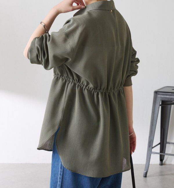  「メッシュドロストシャツ/シアー」|シャツ・ブラウス|