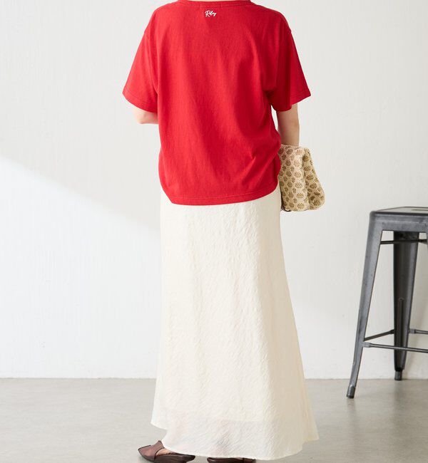  「カレッジ風ロゴTシャツ」|Tシャツ・カットソー|