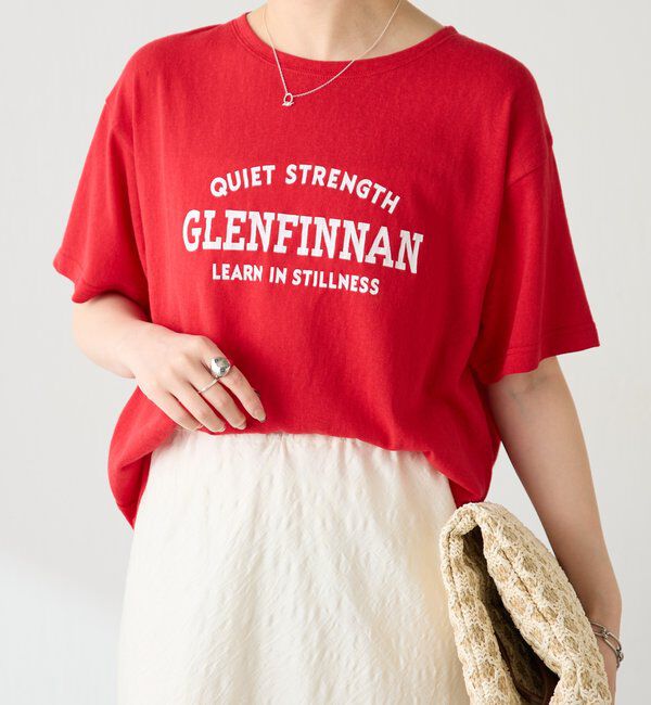  「カレッジ風ロゴTシャツ」|Tシャツ・カットソー|