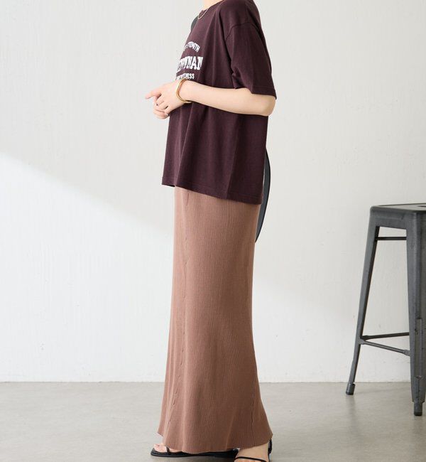  「カレッジ風ロゴTシャツ」|Tシャツ・カットソー|