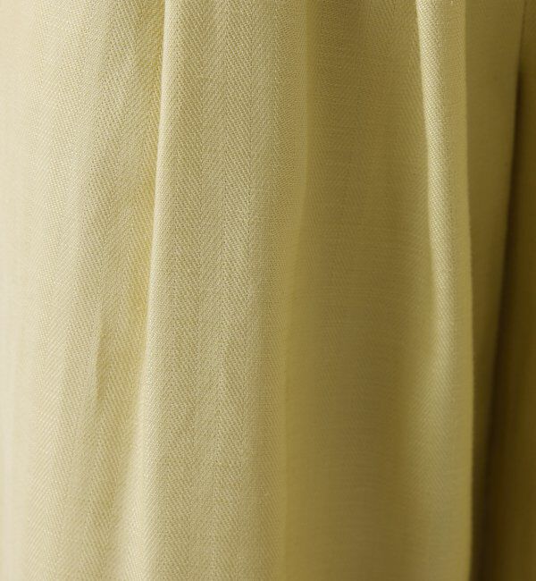  「【人気シリーズ】ゴムベルトリネンワイドパンツ」|チノ|