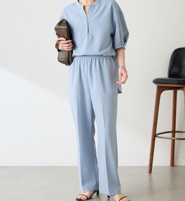  「【コーデが決まる】 スキッパーシャツセットアップ」|ワンピース|