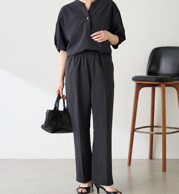  「【コーデが決まる】 スキッパーシャツセットアップ」|ワンピース|