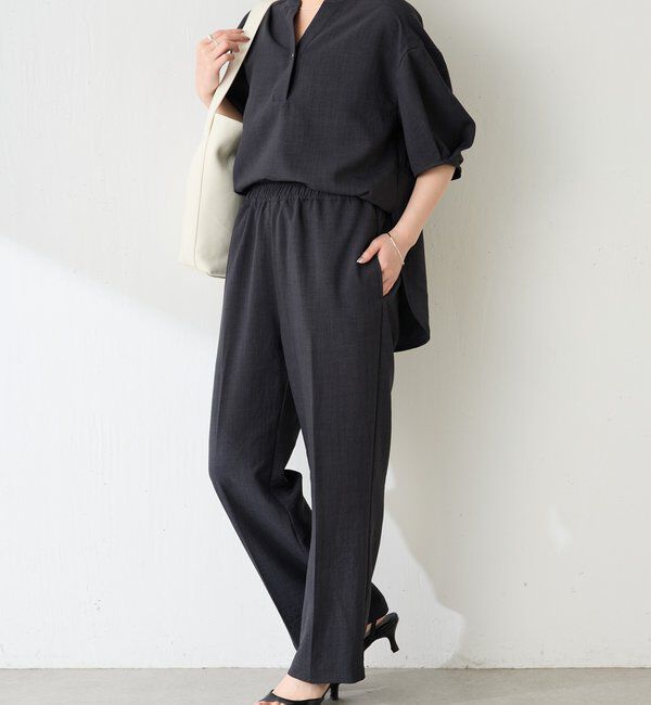  「【コーデが決まる】 スキッパーシャツセットアップ」|ワンピース|