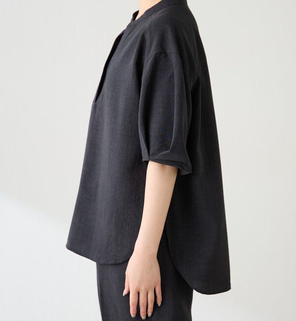  「【コーデが決まる】 スキッパーシャツセットアップ」|ワンピース|