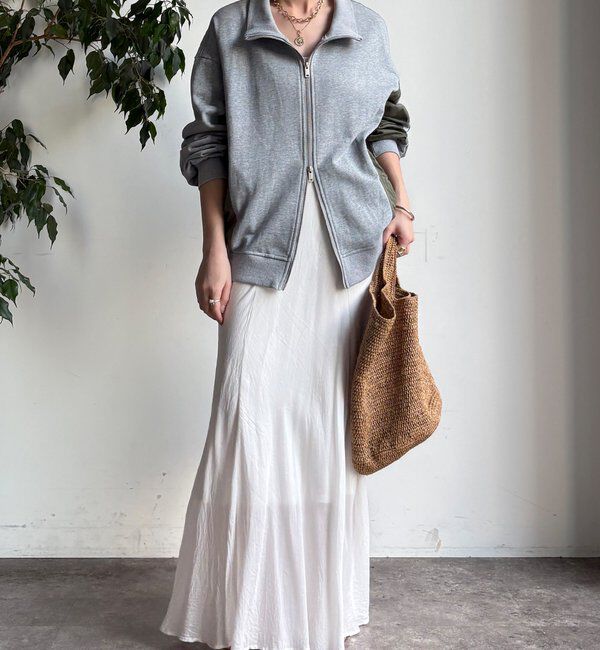  「【WEB限定】異素材切替ダブルジップブルゾン」|ブルゾン・スタジャン|