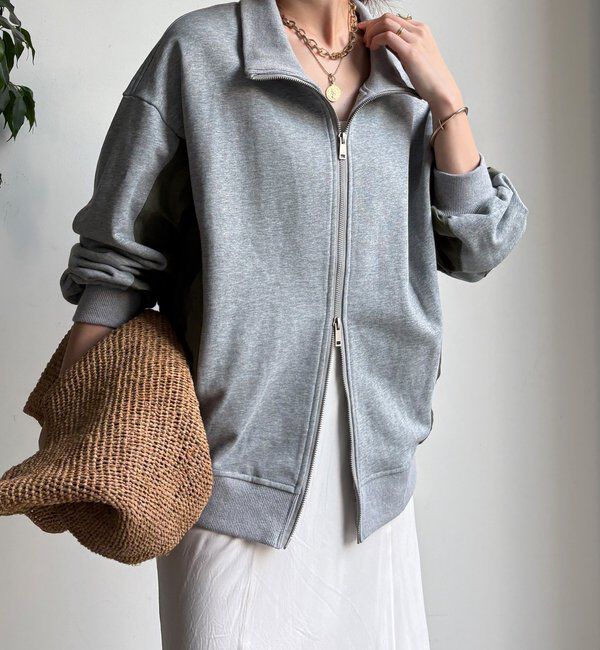  「【WEB限定】異素材切替ダブルジップブルゾン」|ブルゾン・スタジャン|