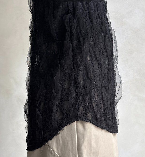  「チュールレースロンTEE」|Tシャツ・カットソー|