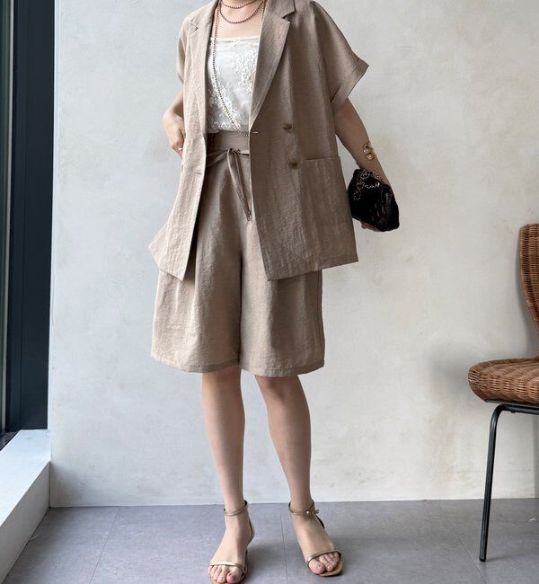  「【WEB限定】ハーフパンツ」|チノ|