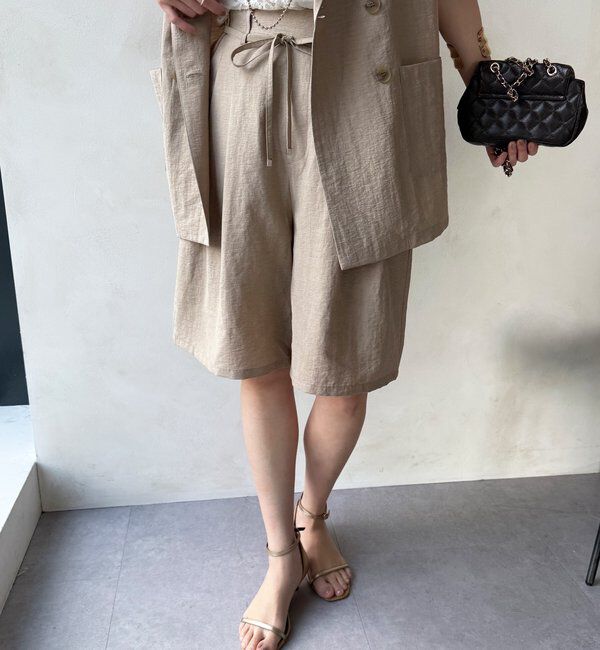  「【WEB限定】ハーフパンツ」|チノ|