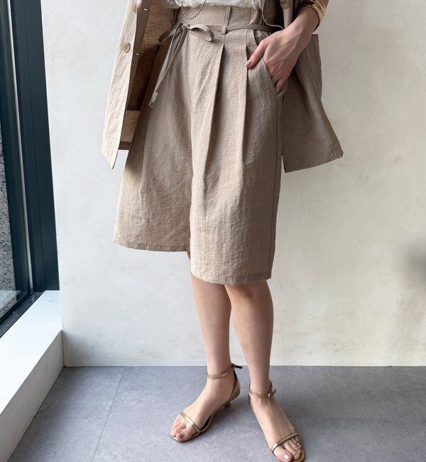  「【WEB限定】ハーフパンツ」|チノ|