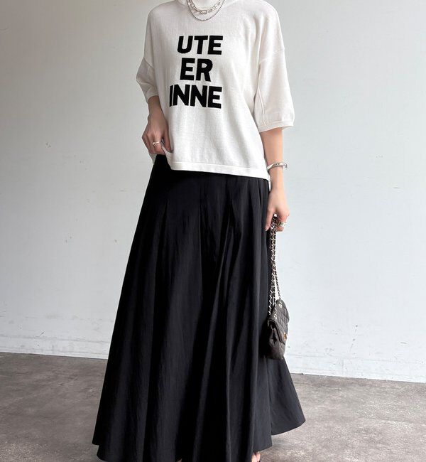  「【WEB限定】ロゴニット」|ニット・セーター|