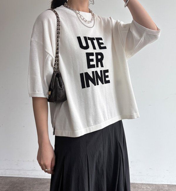  「【WEB限定】ロゴニット」|ニット・セーター|