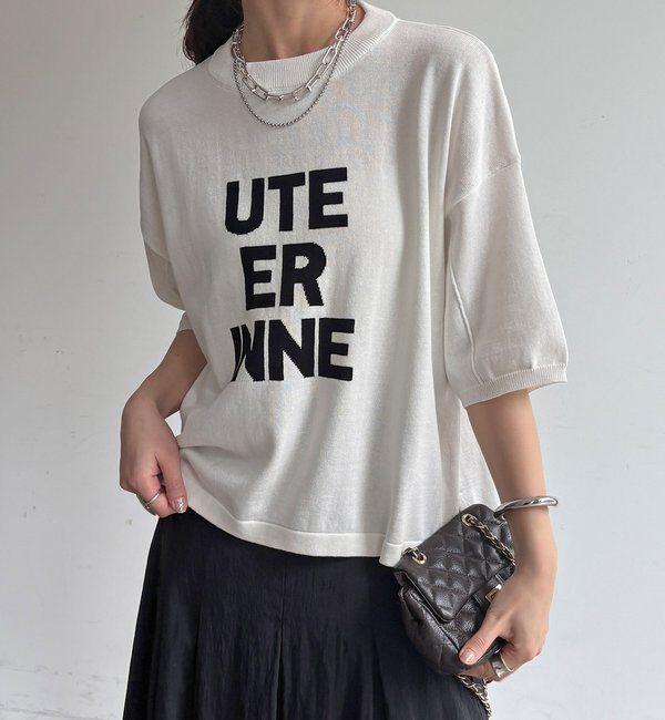  「【WEB限定】ロゴニット」|ニット・セーター|